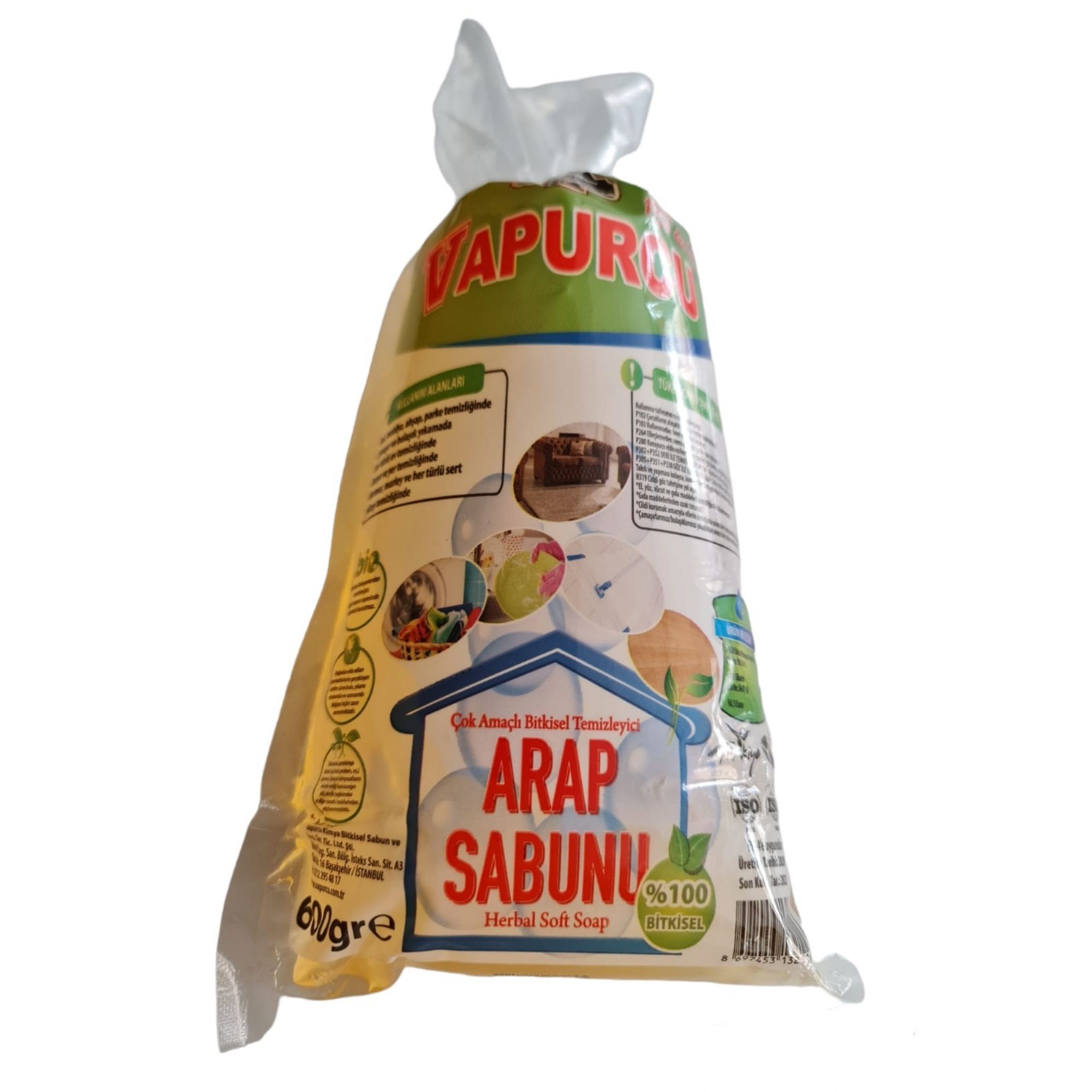 Arap Sabunu Vapurcu Arap Sabunu 600 Gr - koldoor.com