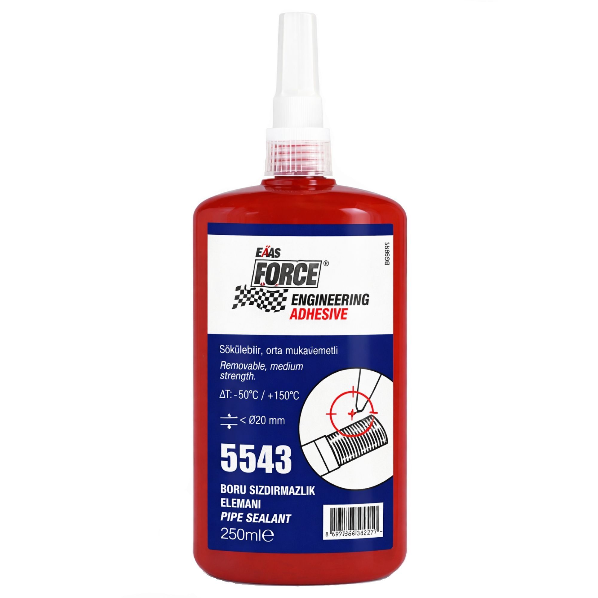 Ems Force 5543 Loxsel Sıvı Conta 250 Ml - Koldoor - koldoor.com Ems Force 5543 Loxsel Sıvı Conta 250 Ml - Koldoor - koldoor.com